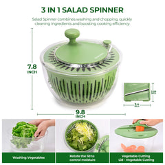 SUSTEAS cutting basket top down view showing roomy 4.25qt capacity