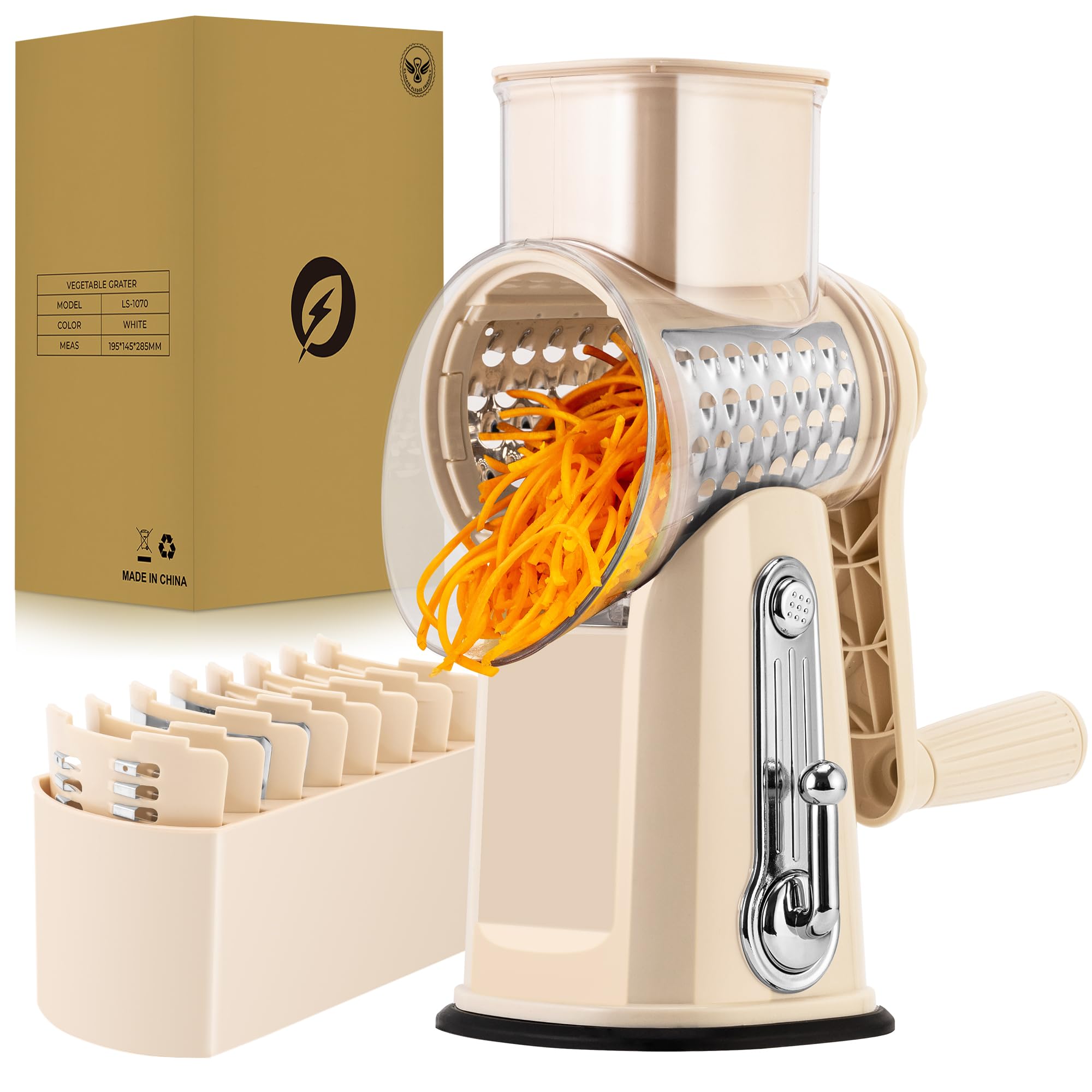 SUSTEAS front view of main unit showing compact design and handle for faster prep