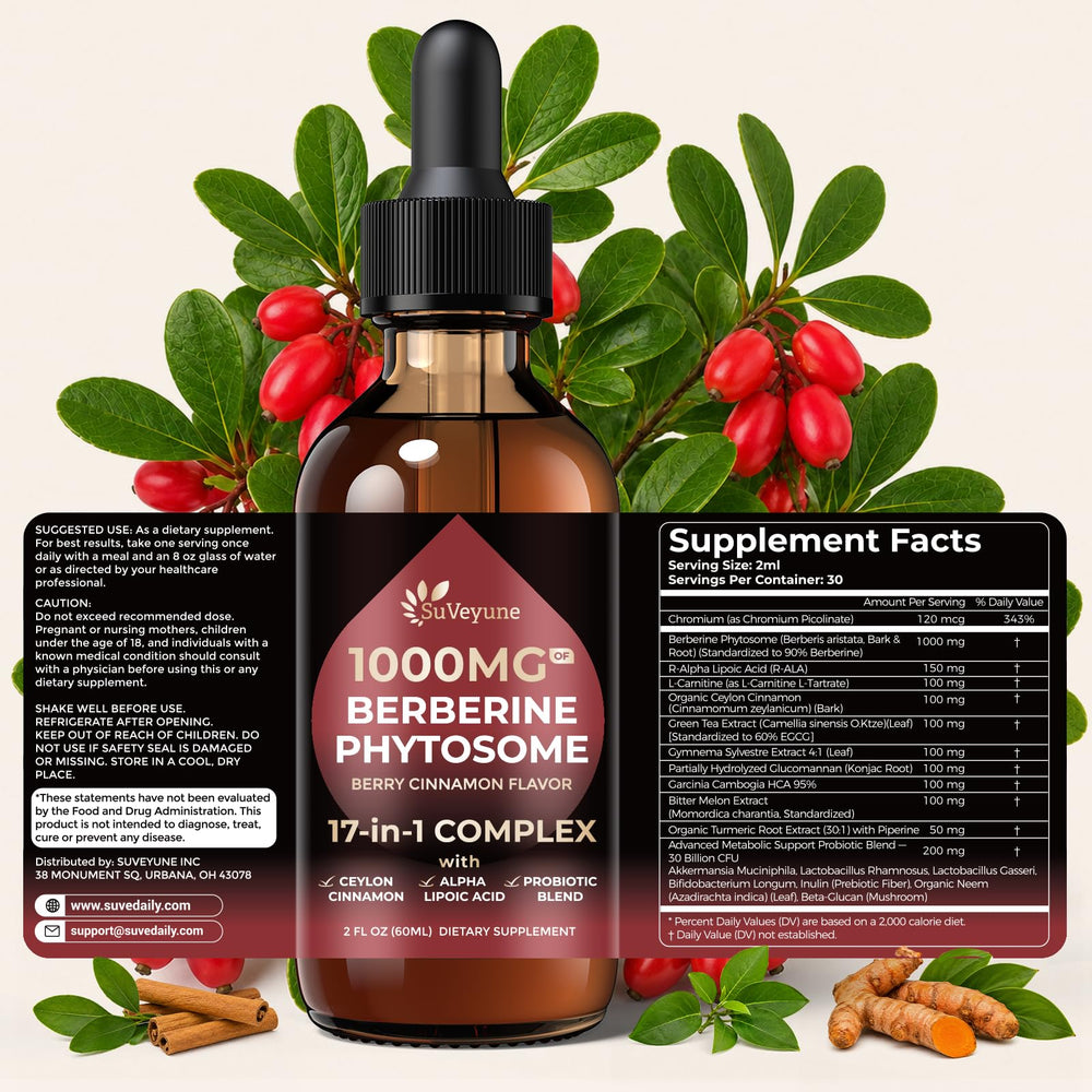 SuVeyune bottle on breakfast counter showing everyday routine support benefit
