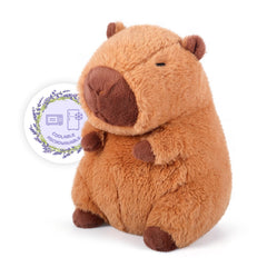 SuzziPals capybara front view showing plush shape and comforting design