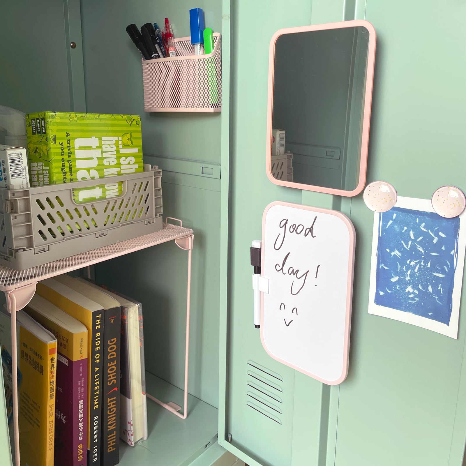 Svartur small whiteboard with written schedule for easy reminders and planning