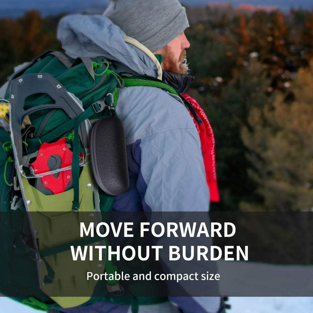 svsviio worn on head lighting a nighttime trail for hands-free use