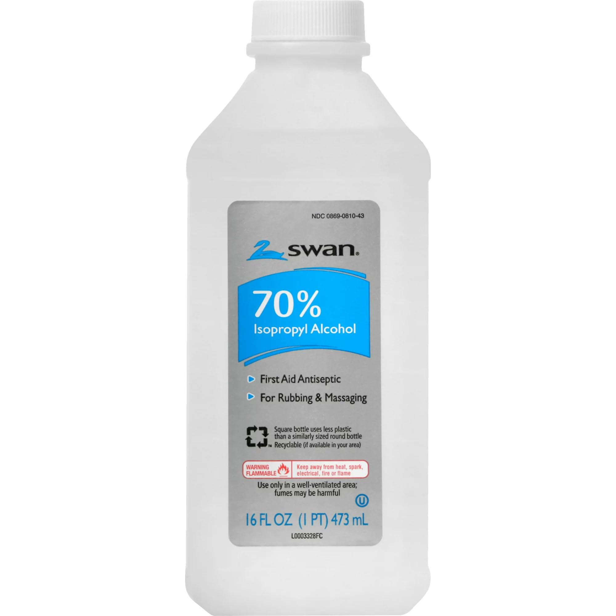 Swan bottle on a workbench showing fast-drying cleaning benefit in use