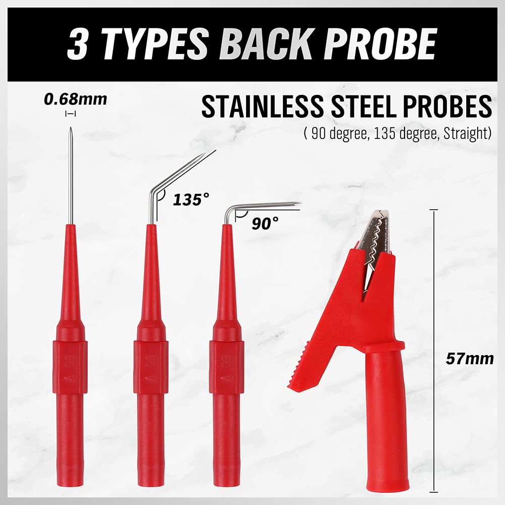 SWANLAKE angle variation display of straight 90° and 135° probes for access