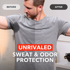 Close-up of SweatBlock formula texture highlighting concentrated strength