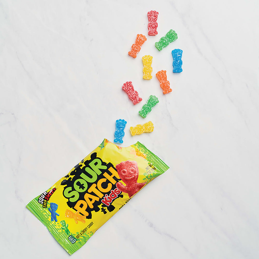 Single SWEDISH FISH piece close detail displaying shape and chewy texture advantage
