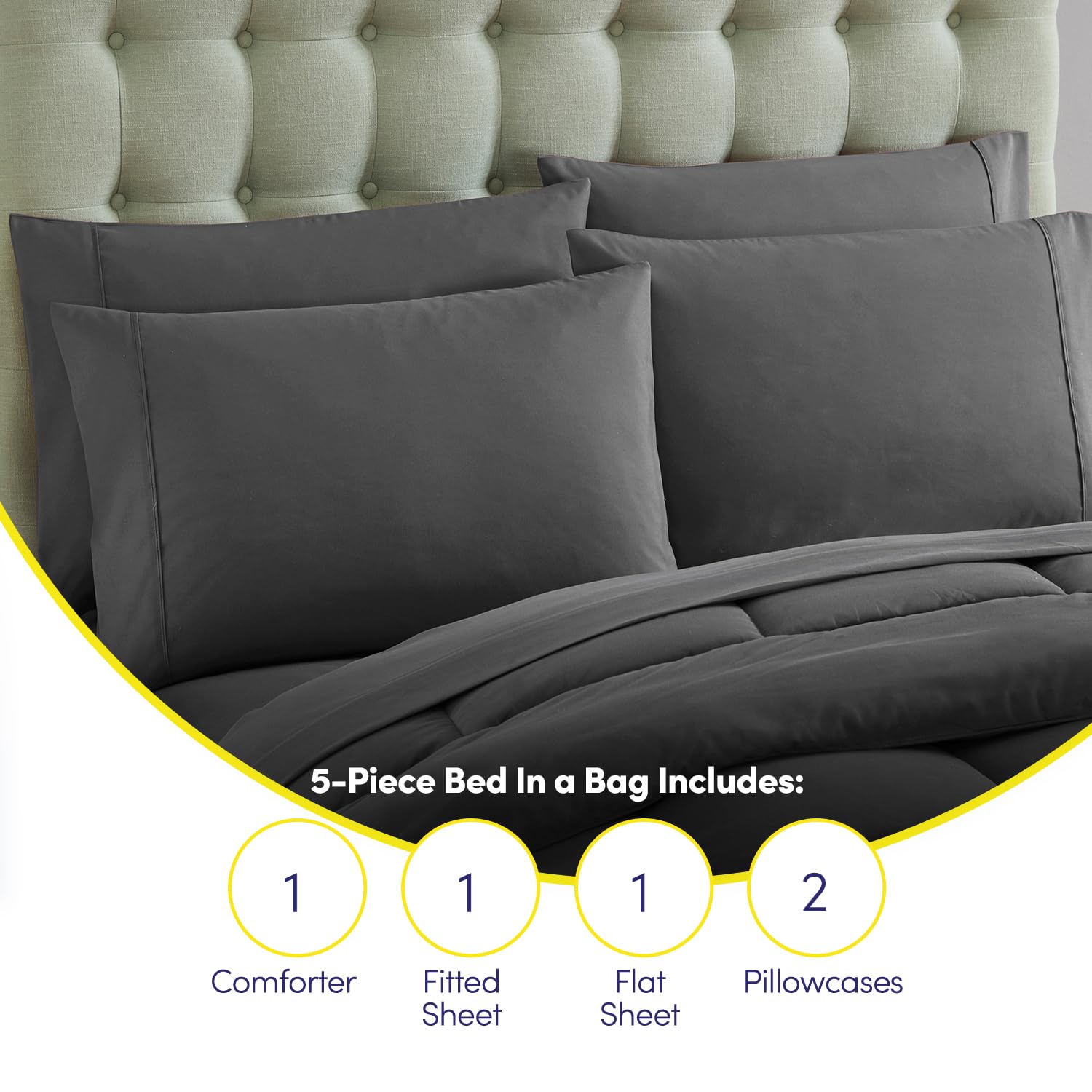 Sweet Home Collection styled bedroom with set showing cohesive decor and inviting comfort