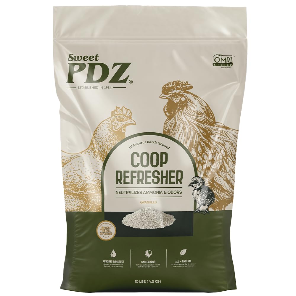 Sweet PDZ front packaging showing 10 lb bag and clear product benefit