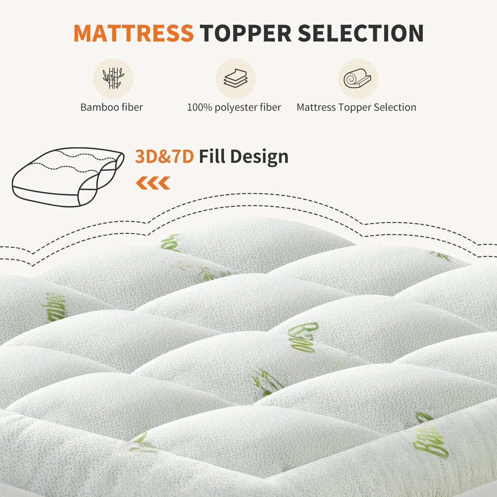 Sweetcrispy folded topper illustrating easy storage and quick drying