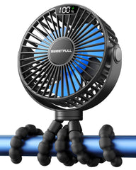 SWEETFULL front view showing fan body and LED display for effortless monitoring