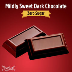 SWEETSIDE CANDY CO. close-up of dark chocolate pieces highlighting rich texture