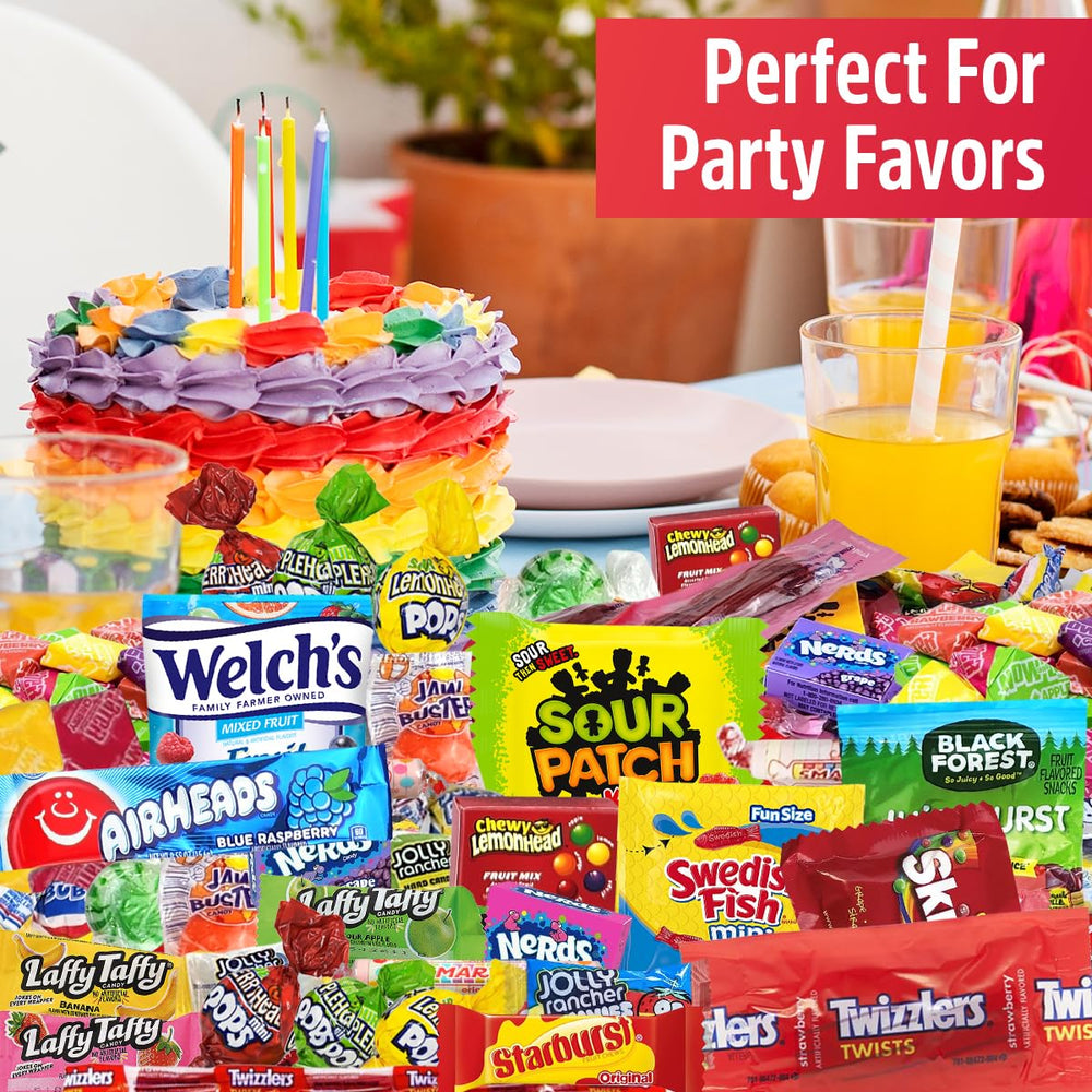 SWEETSIDE being portioned into party favor bags for event preparation