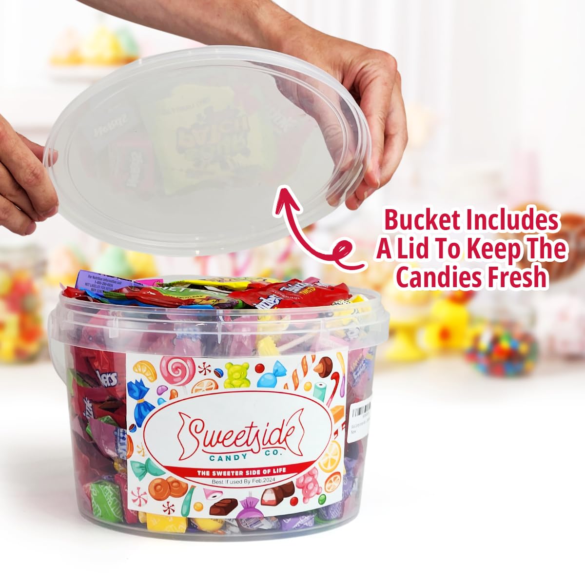SWEETSIDE chewy candy detail showing texture and fresh-looking surface