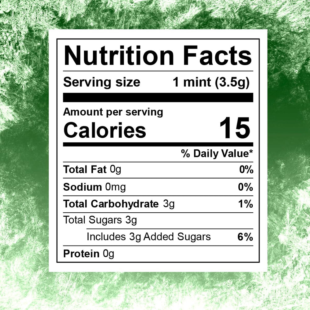SWEETSIDE CANDY CO. single wrapped mint close-up highlighting convenient portioning