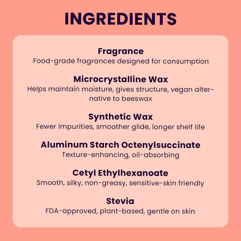 Sweetums SweetSpot packaging label highlighting clean-ingredient transparency benefit