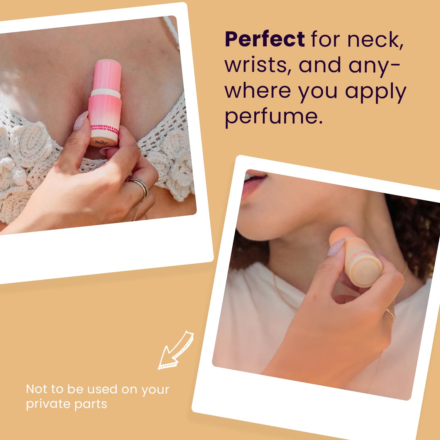 Sweetums texture wax glide detail highlighting hydrating, non-sticky finish