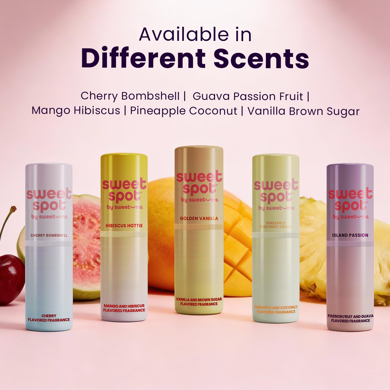 Sweetums travel pouch and stick portraying discreet, TSA-friendly convenience