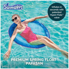 SwimWays close-up of cooling mesh center, breathable comfort benefit