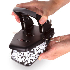 Swingline removable non-skid scrap tray visible for easy cleanup benefit