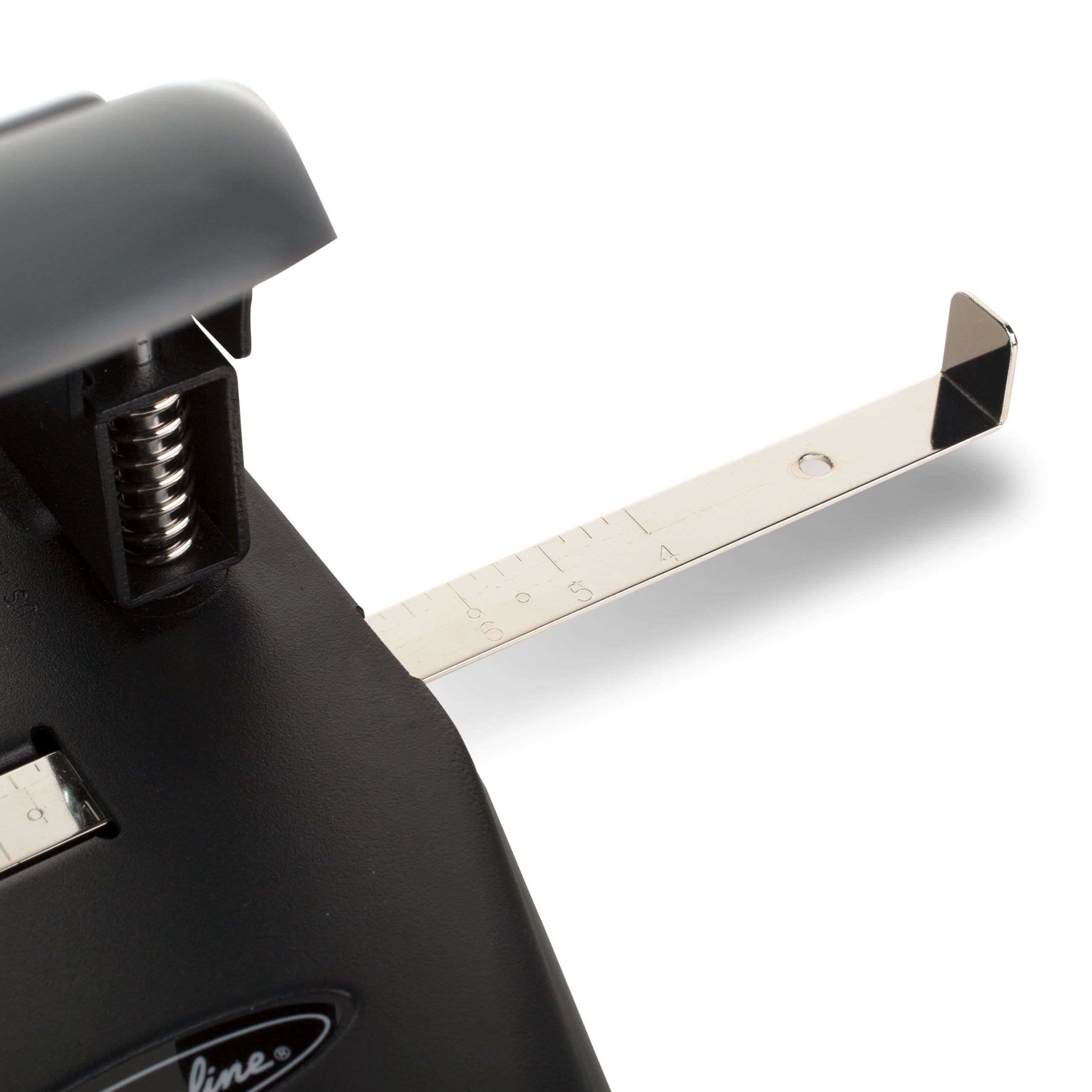 Swingline punching a 28-sheet stack demonstrating efficient cutting benefit