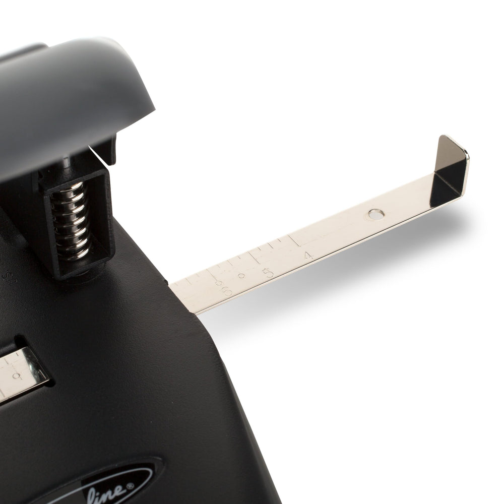 Swingline punching a 28-sheet stack demonstrating efficient cutting benefit