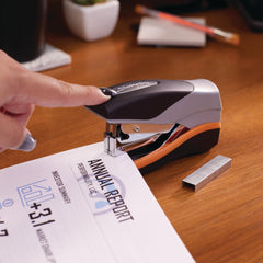 Swingline Optima 40 open loading view showing staple chamber and simple refill access