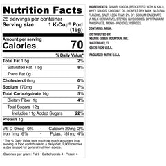 Swiss Miss K-Cup top label close-up for quick identification and convenience