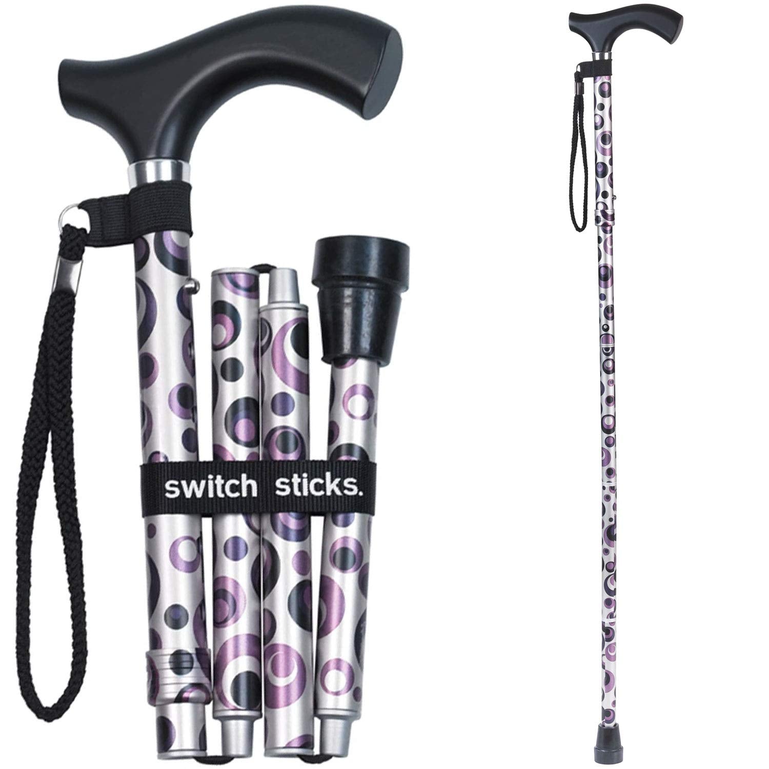 Switch Sticks Storm front view shows pattern and polished finish, enhances style