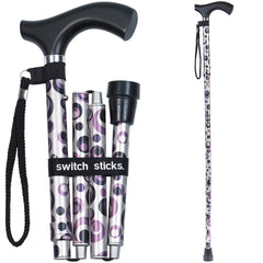 Switch Sticks Storm front view shows pattern and polished finish, enhances style