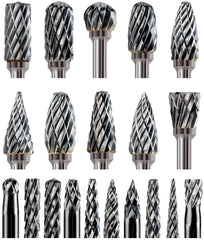 Sworker kit front packaging showing 20 carbide burrs and benefits