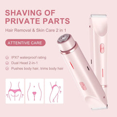 SXIOQI Dermave in shower use demonstrating IPX7 waterproof convenience and rinseability