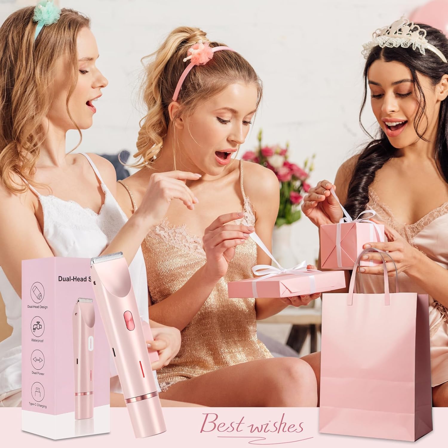 SXIOQI Dermave on bathroom counter in lifestyle scene enabling quick touch-ups