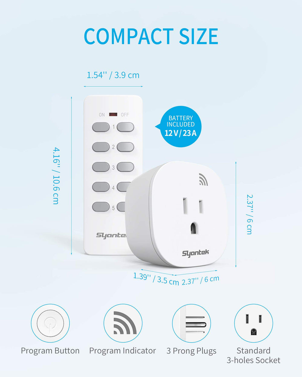 Syantek receiver controlling holiday lights, simplifies seasonal decorations benefit