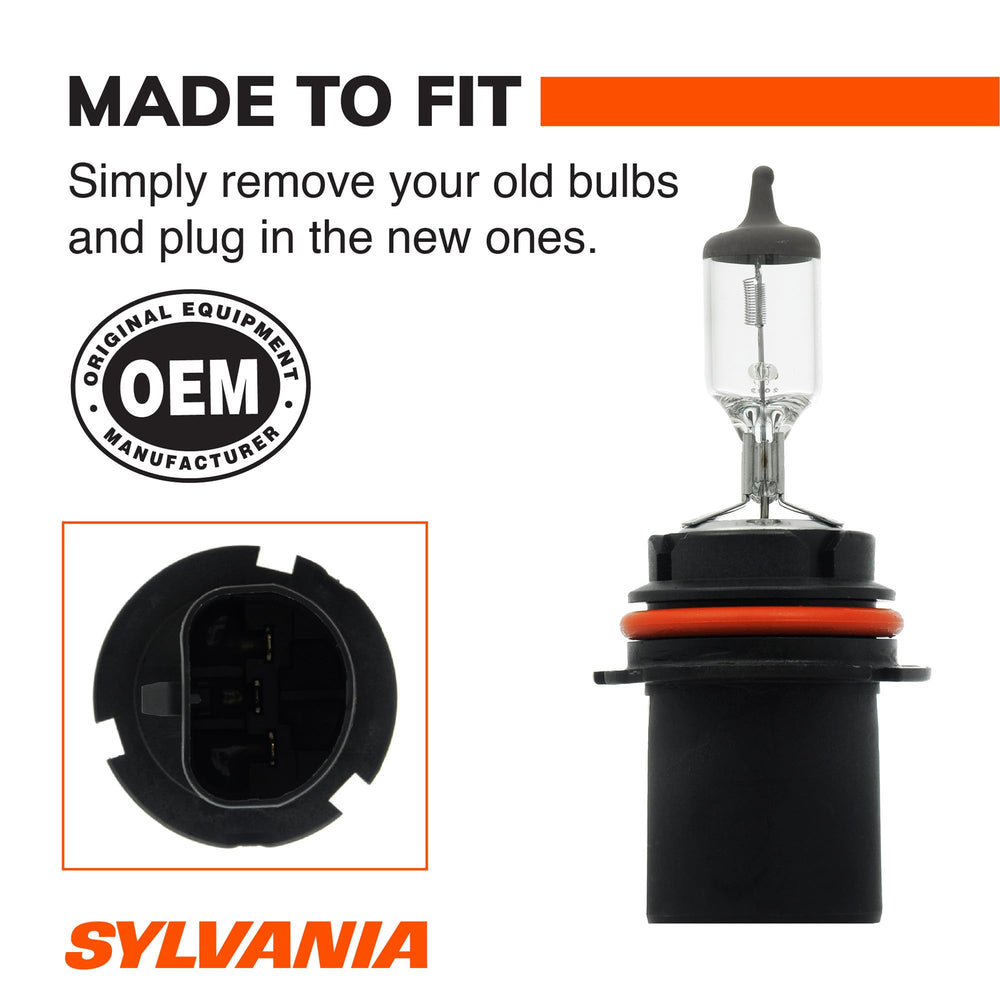 SYLVANIA 9007 being fitted into a headlight housing demonstrating simple installation