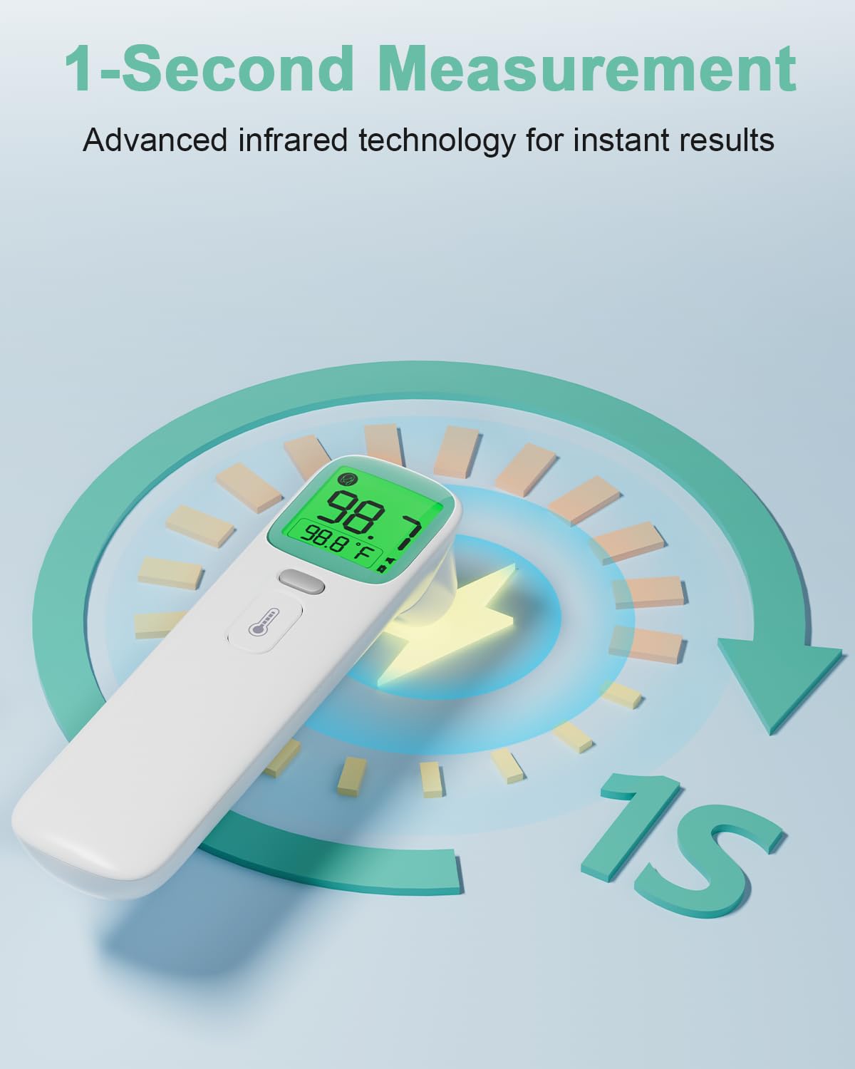 Synolmedic taking an infant ear reading for precise measurements