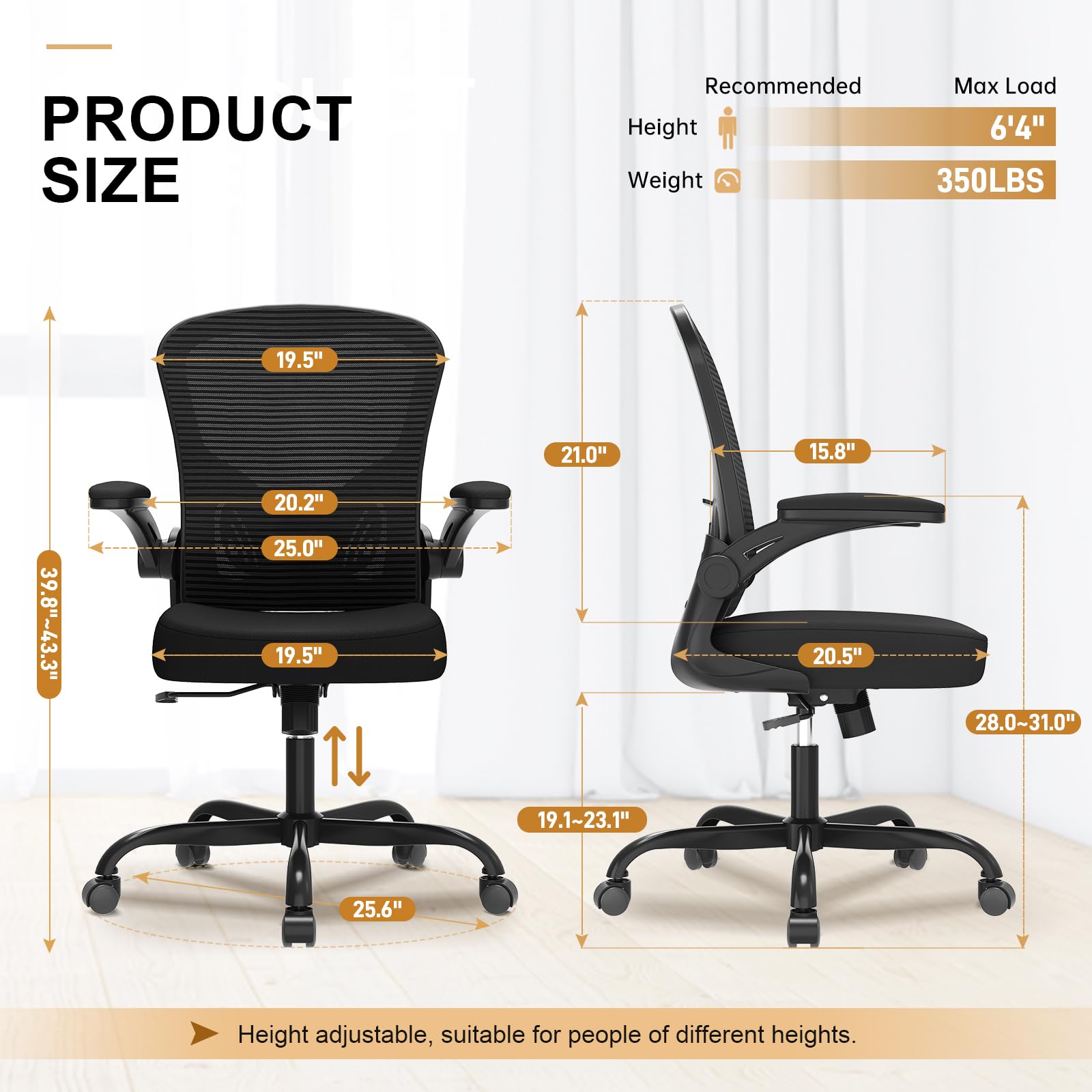 Synorla flip-up armrest demonstrating space-saving tuck-under convenience