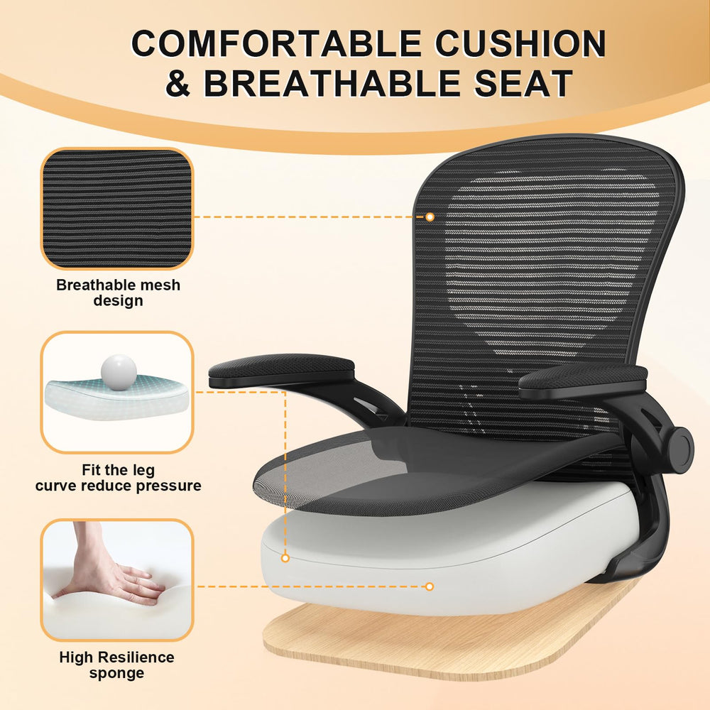 Synorla side profile showing recline angle and ergonomic lumbar positioning