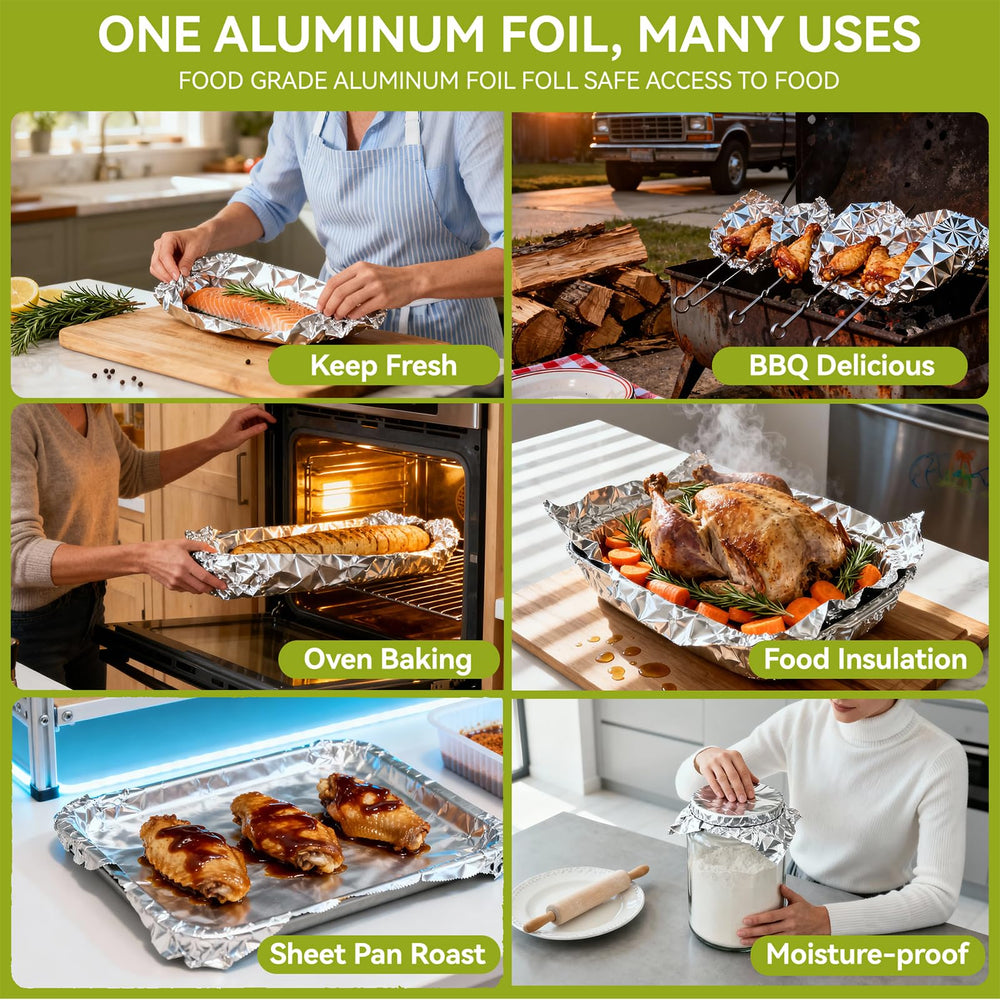 SZZJKJ foil wrapping leftovers for airtight freezer storage