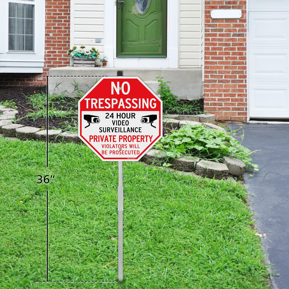 T&R sign beside ruler highlighting 12x12 inch size for proper scale