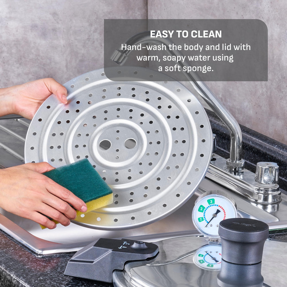 T-fal canner in kitchen lifestyle scene for seasonal preserving convenience