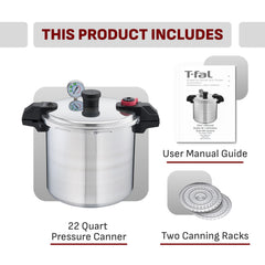 T-fal locking lid detail for safe canning and secure operation