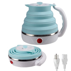 T-magitic blue travel kettle front view shows compact design and portability benefit