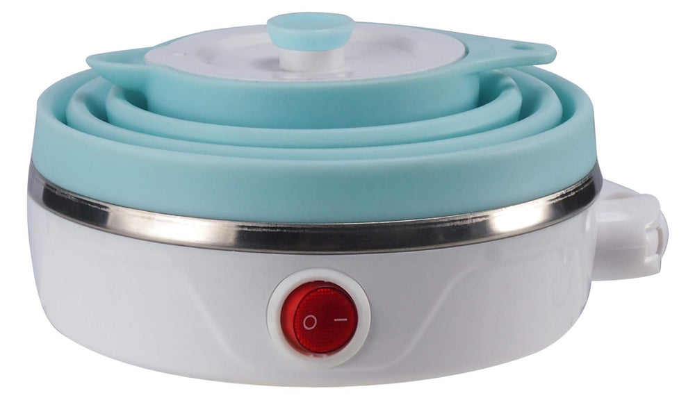 T-magitic kettle in use pouring hot water into cup showing quick-boil benefit