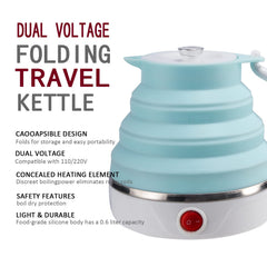 T-magitic unfolded kettle filled to 600ml showing usable capacity benefit