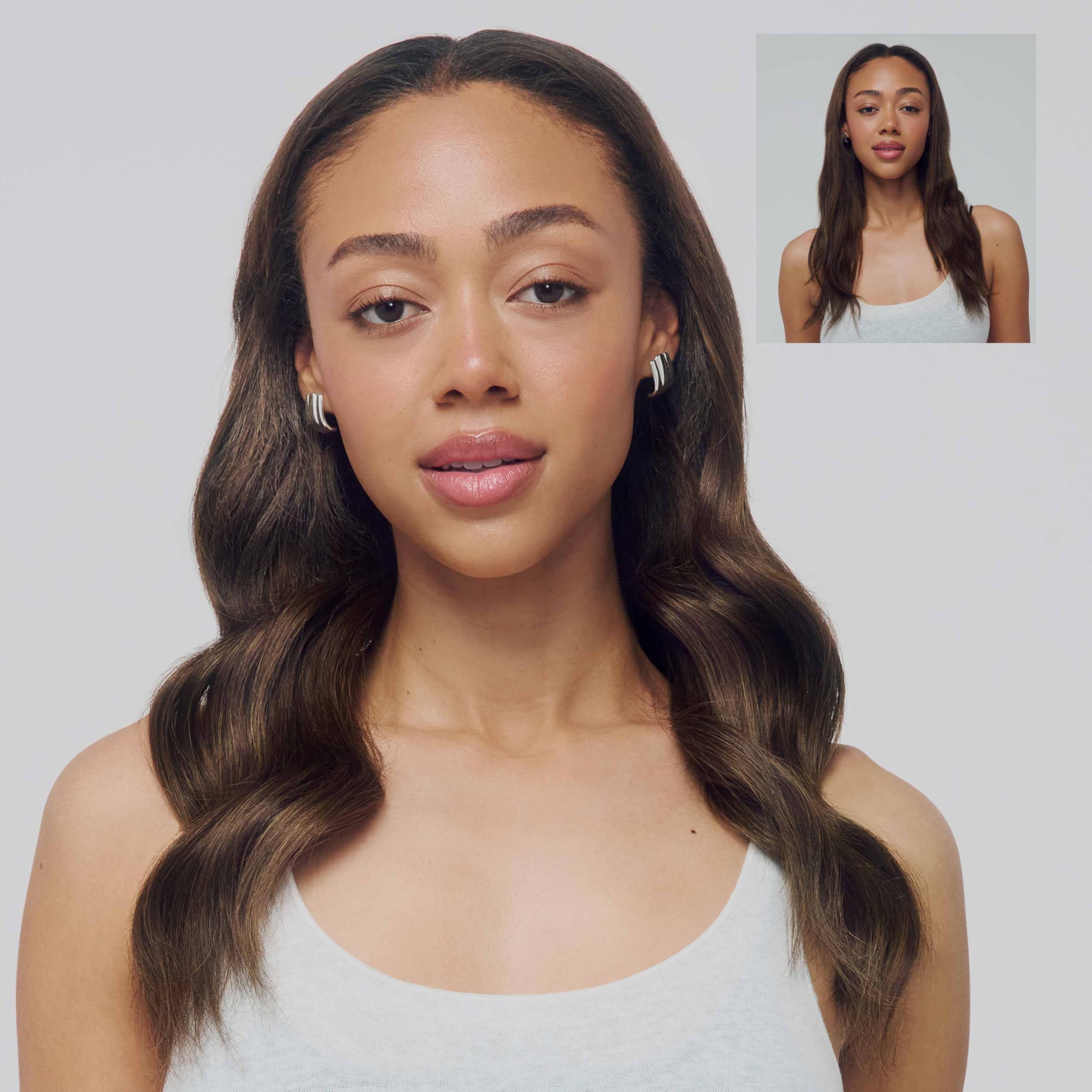 T3 used as a wand to create relaxed beachy waves for effortless texture and shine