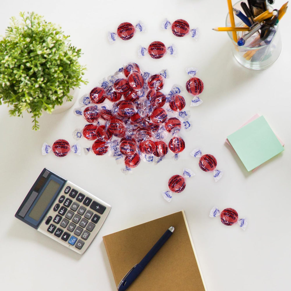 Taboom individually wrapped discs emphasizing hygienic convenience