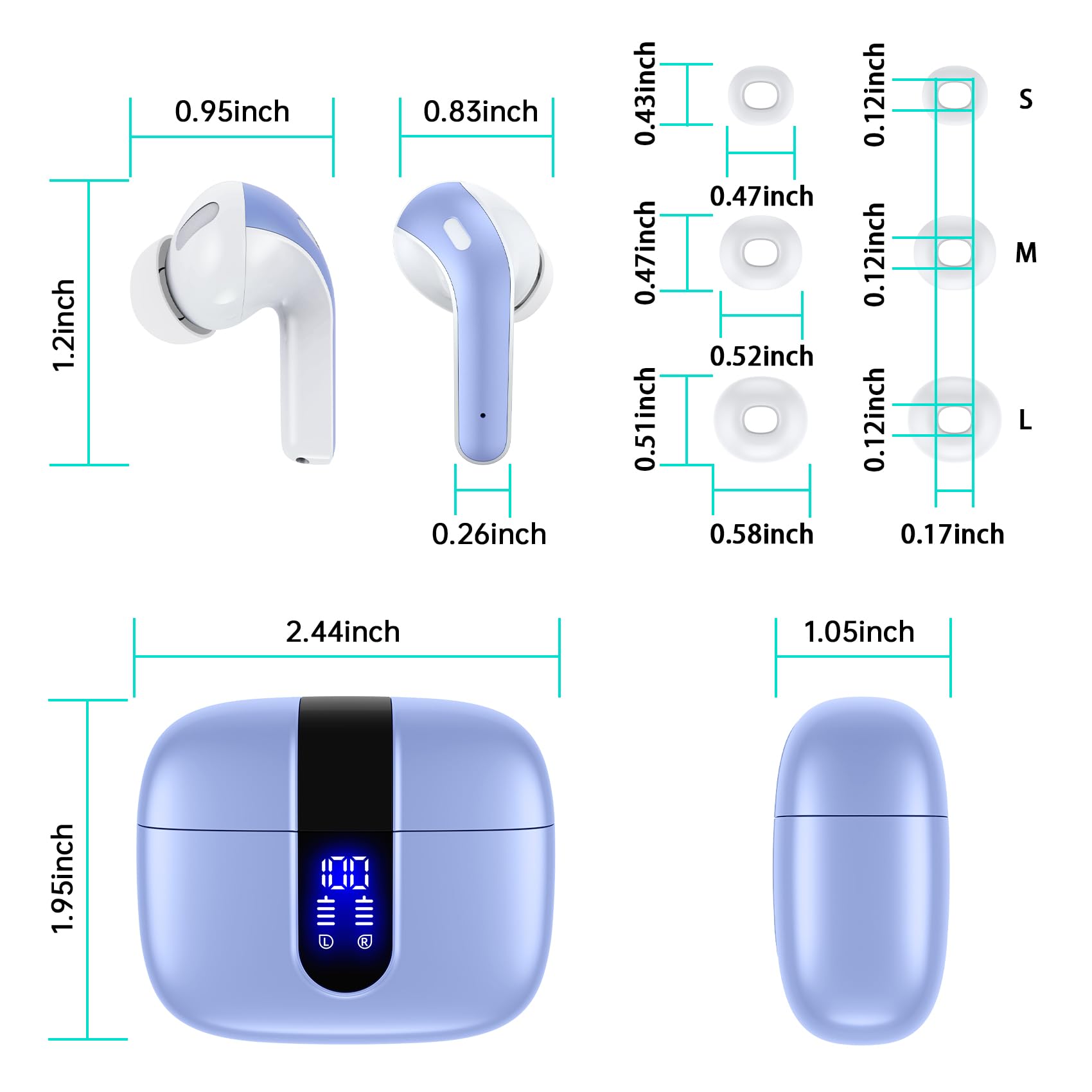 TAGRY earbuds used while running showing active lifestyle durability and secure fit