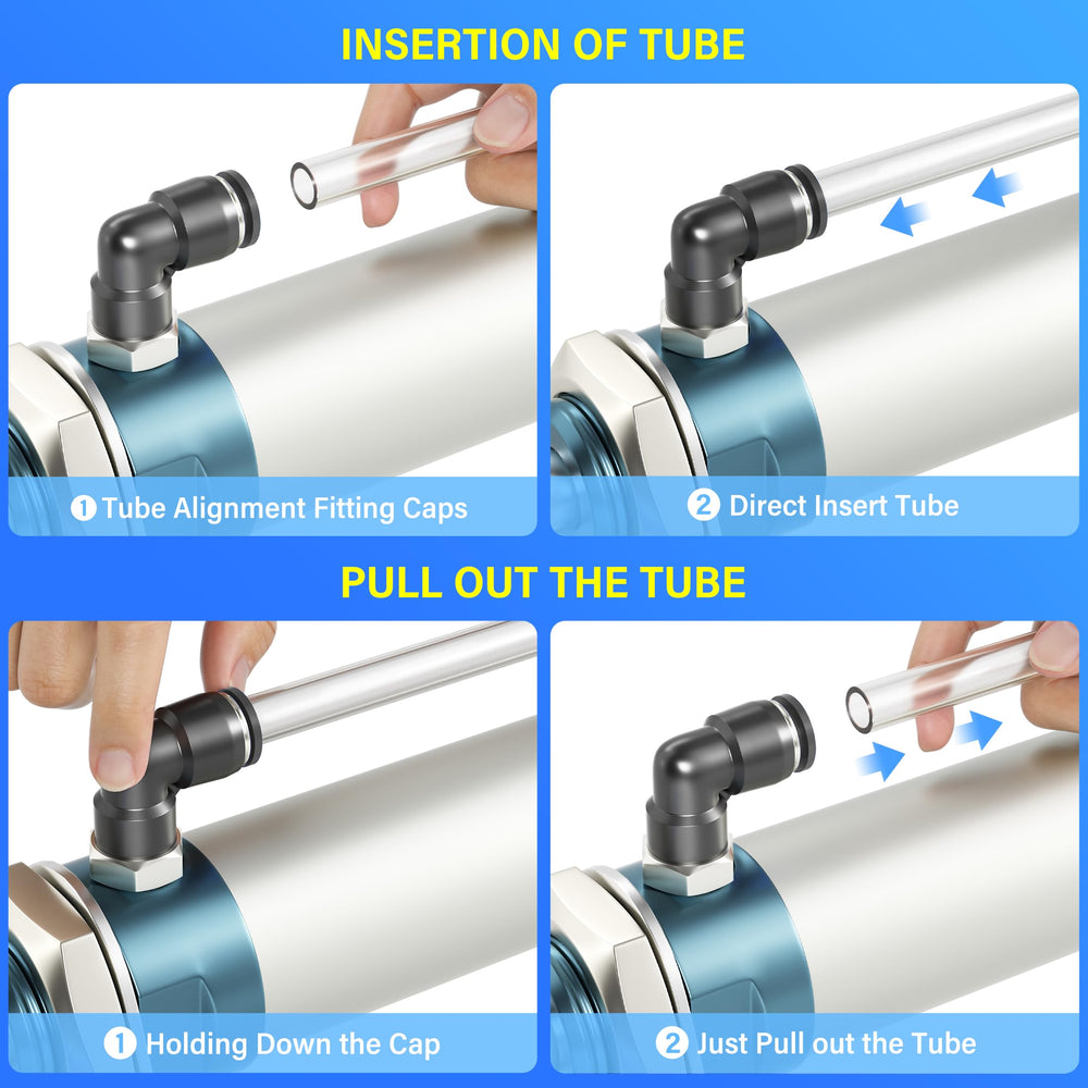 TAILONZ tube insertion demo illustrating tool-free installation benefit