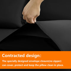 TAIMIT reversible comforter black side displayed to highlight dual-sided styling option