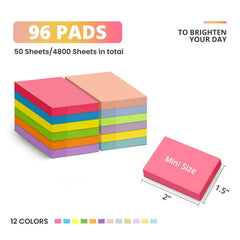 Taja colorful sticky note pads spread to show color options and easy coding